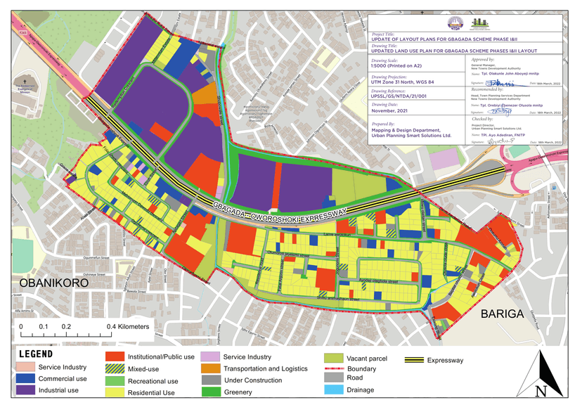 Image of Update of Layout Plans for Gbagada Scheme Phase I & II in Somolu LGA, Lagos State.
